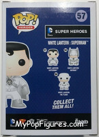 White Lantern: Superman (Glows in the Dark) from DC Super Heroes - Pop! Vinyl Figures manufactured by Funko [Back]