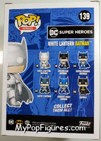 White Lantern Batman from DC Super Heroes - Pop! Vinyl Figures manufactured by Funko [Back]