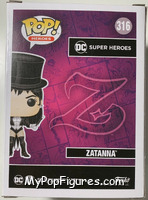 Zatanna from DC Super Heroes - Pop! Vinyl Figures manufactured by Funko [Back]