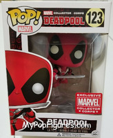 Deadpool (Leaping) from Deadpool - Pop! Vinyl Figures manufactured by Funko [Front]