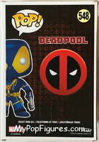 Deadpool (10" Scale) (Blue) from Deadpool - Pop! Vinyl Figures manufactured by Funko [Back]