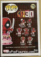 Deadpool (in Cake) from Deadpool - Pop! Vinyl Figures manufactured by Funko [Back]