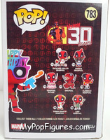 Deadpool (Birthday Glasses) from Deadpool - Pop! Vinyl Figures manufactured by Funko [Back]