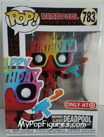 Deadpool (Birthday Glasses) from Deadpool - Pop! Vinyl Figures manufactured by Funko [Front]