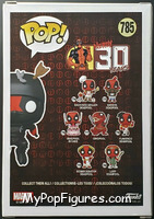 Deadpool (Ninja) from Deadpool - Pop! Vinyl Figures manufactured by Funko [Back]