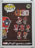 Deadpool (Nerd) from Deadpool - Pop! Vinyl Figures manufactured by Funko [Back]