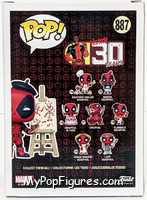 Deadpool (Artist) from Deadpool - Pop! Vinyl Figures manufactured by Funko [Back]