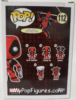 Deadpool (Centers Up) (Red) from Deadpool - Pop! Vinyl Figures manufactured by Funko [Back]