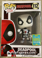 Deadpool (Centers Up) (White) from Deadpool - Pop! Vinyl Figures manufactured by Funko [Front]