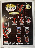 Deadpool (Cowboy) from Deadpool - Pop! Vinyl Figures manufactured by Funko [Back]