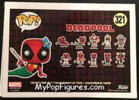 Deadpool (Mermaid) (Metallic) from Deadpool - Pop! Vinyl Figures manufactured by Funko [Back]