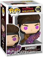 Gambit (Charged Cards) from Deadpool & Wolverine - Pop! Vinyl Figures manufactured by Funko [Front]