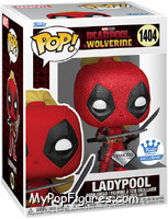 Ladypool (Diamond) from Deadpool & Wolverine - Pop! Vinyl Figures manufactured by Funko [Front]