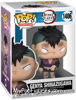 Genya Shinazugawa from Demon Slayer - Pop! Vinyl Figures manufactured by Funko [Front]