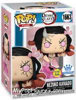 Nezuko Kamado (Blood Demon Art) (Glows in the Dark) from Demon Slayer - Pop! Vinyl Figures manufactured by Funko [Front]