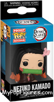 Nezuko Kamado from Demon Slayer - Pop! Keychains manufactured by Funko [Front]