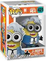 J-Hope (Minion) from Despicable Me 4 - Pop! Vinyl Figures manufactured by Funko [Front]