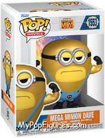 Mega Minion Dave from Despicable Me 4 - Pop! Vinyl Figures manufactured by Funko [Front]