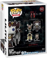 Lilith (Super) (Glows in the Dark) from Diablo - Diablo IV Pop! manufactured by Funko [Back]