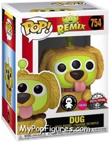 Alien (Dug) (Flocked) from Disney - Remix Pop! manufactured by Funko [Front]