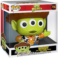 Alien (Woody) (10" Scale) from Disney - Remix Pop! manufactured by Funko [Front]