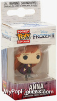 Anna (Frozen II) from Disney - Pop! Keychains manufactured by Funko [Front]