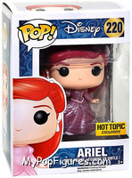 Ariel (Pink Dress) (Glitter) from Disney - Disney Universe Pop! manufactured by Funko [Front]