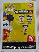 Band Concert Mickey from Disney - Mickey True Original Pop! manufactured by Funko [Back]