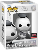 Donald Duck (Black & White) from Disney - 100th Pop! manufactured by Funko [Front]