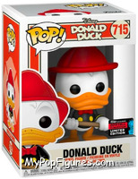 Donald Duck (Firefighter) from Disney - Disney Universe Pop! manufactured by Funko [Front]