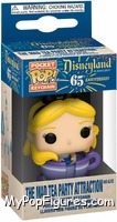 Mad Tea Party Attraction and Alice from Disney - Pop! Keychains manufactured by Funko [Front]