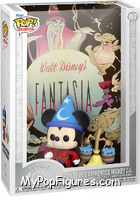 Sorcerer's Apprentice Mickey with Broom (Movie Poster) from Disney - 100th Pop! manufactured by Funko [Front]