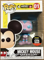 Mickey Mouse (Blue / Pink) from Disney - Mickey True Original Pop! manufactured by Funko [Front]