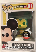 Mickey Mouse (Green / Yellow) from Disney - Mickey True Original Pop! manufactured by Funko [Front]