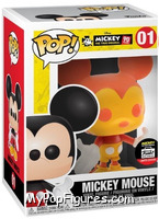 Mickey Mouse (Orange) from Disney - Mickey True Original Pop! manufactured by Funko [Front]