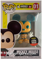 Mickey Mouse (Teal / Yellow) from Disney - Mickey True Original Pop! manufactured by Funko [Front]