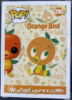 Orange Bird (Diamond) from Disney - Orange Bird Pop! manufactured by Funko [Back]