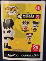 Plane Crazy from Disney - Mickey True Original Pop! manufactured by Funko [Back]