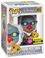 Rafiki and Simba (Flocked) from Disney - Disney Universe Pop! manufactured by Funko [Front]