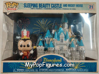 Sleeping Beauty Castle and Mickey Mouse (Town) from Disney - 65th Anniversary Pop! manufactured by Funko [Front]