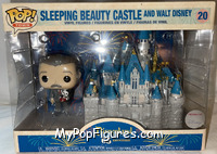 Sleeping Beauty Castle and Walt Disney (Town) from Disney - 65th Anniversary Pop! manufactured by Funko [Front]