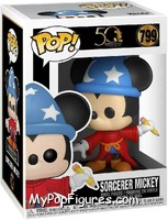 Sorcerer Mickey from Disney - Disney Archives Pop! manufactured by Funko [Front]