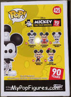 Steamboat Willie from Disney - Mickey True Original Pop! manufactured by Funko [Back]