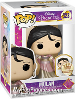 Mulan (Gold with Pin) from Disney Princess - Pop! Vinyl Figures manufactured by Funko [Front]