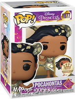 Pocahontas (Gold with Pin) from Disney Princess - Pop! Vinyl Figures manufactured by Funko [Front]