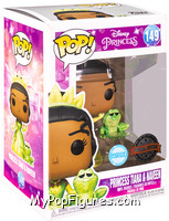 Princess Tiana and Naveen (Glitter) from Disney Princess - Pop! Vinyl Figures manufactured by Funko [Front]