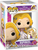 Rapunzel (Gold with Pin) from Disney Princess - Pop! Vinyl Figures manufactured by Funko [Front]