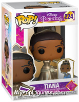 Tiana (Silver Dress) (Metallic) from Disney Princess - Pop! Vinyl Figures manufactured by Funko [Front]