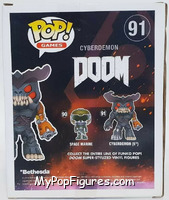 Cyberdemon from Doom - Pop! Vinyl Figures manufactured by Funko [Back]