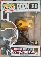 Doom Marine (Gold) from Doom - Pop! Vinyl Figures manufactured by Funko [Front]